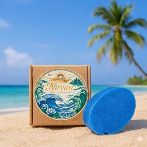 Nirvan Surfer Solid Hair Conditioner Bar | Hydrating & Nourishing | Plastic-Free, Vegan & Eco-Friendly Hair Care