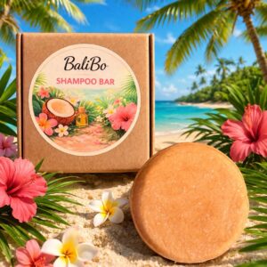 BaliBo Soap All-in-One Skin & Hair Bar | Tropical Flowers & Coconut