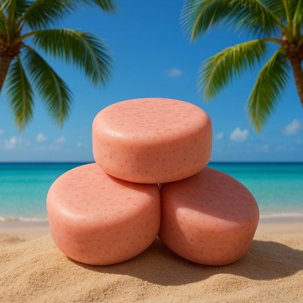 Nirvan Surfer Soap Girl – All-in-One Skin & Hair Bar | Tropical Coconut & Lime Scent - Image 2