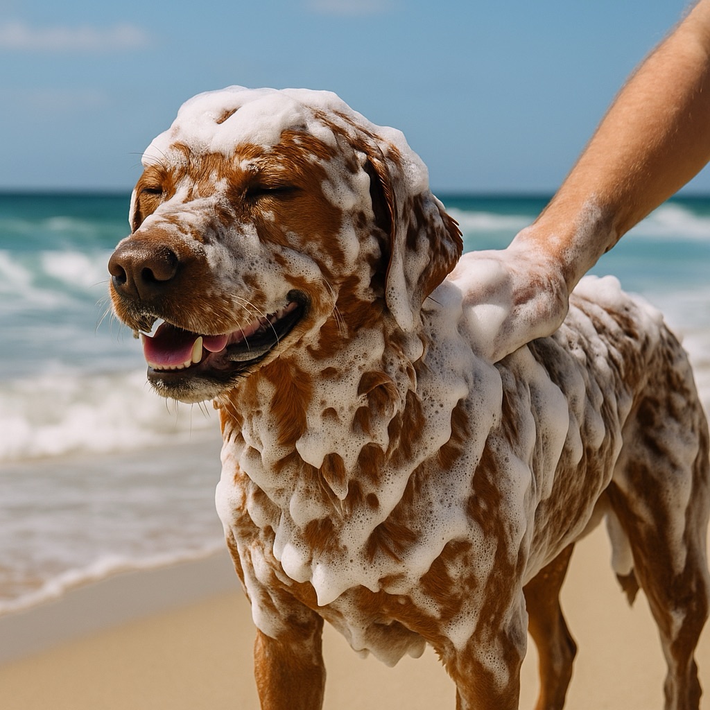 Nirvan Dog Soap – Natural Paw or Round Shaped Solid Shampoo Bar for Dogs | Gentle, Hypoallergenic, Coconut-Based, Eco-Friendly - Image 3