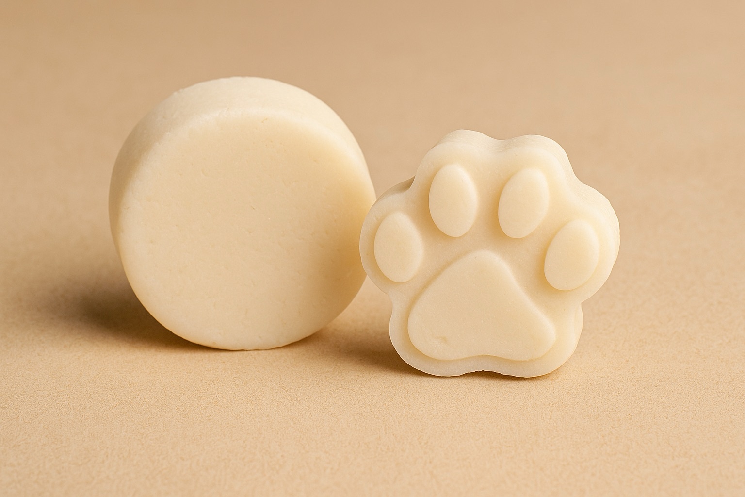 Nirvan Dog Soap – Natural Paw or Round Shaped Solid Shampoo Bar for Dogs | Gentle, Hypoallergenic, Coconut-Based, Eco-Friendly - Image 2