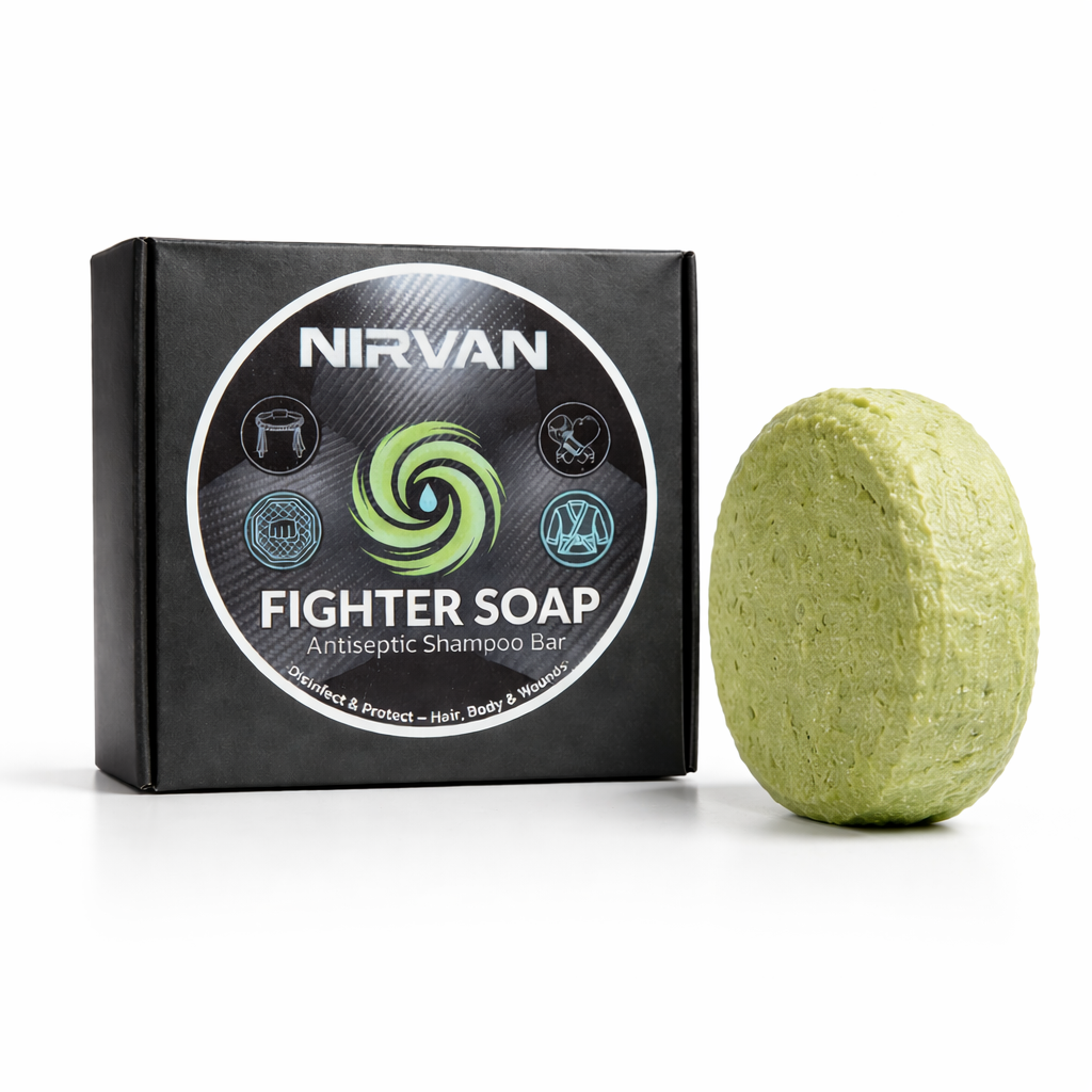 Nirvan Fighter Soap – Antiseptic Power Bar for Hair & BodyDisinfect - Protect - Recover -Handmade antiseptic bar for fighters, athletes & warriors - Image 2