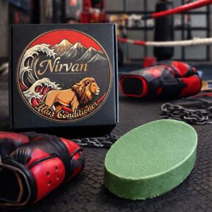 Nirvan Fighter Solid Hair Conditioner Bar | Hydrating & Nourishing | Plastic-Free, Vegan & Eco-Friendly Hair Care